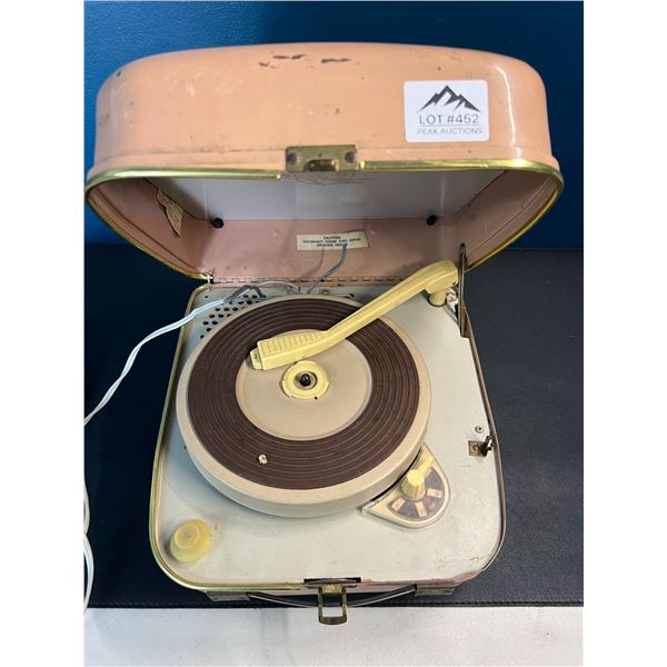 Lot of 1 Vintage Turntable Music Player - USED