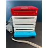 Image 2 : Lot of 4 Wii Consoles -1 Power Cord and 1 WiiMote Included