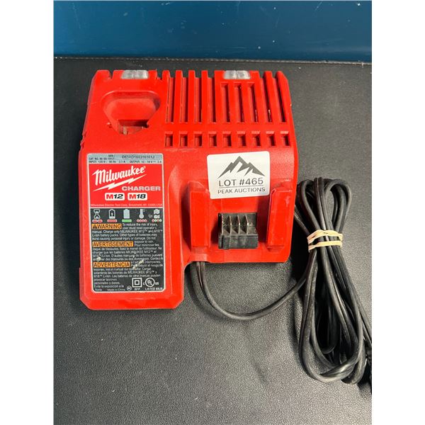 Lot of 1 Milwaukee M12/M18 Battery Charger - USED