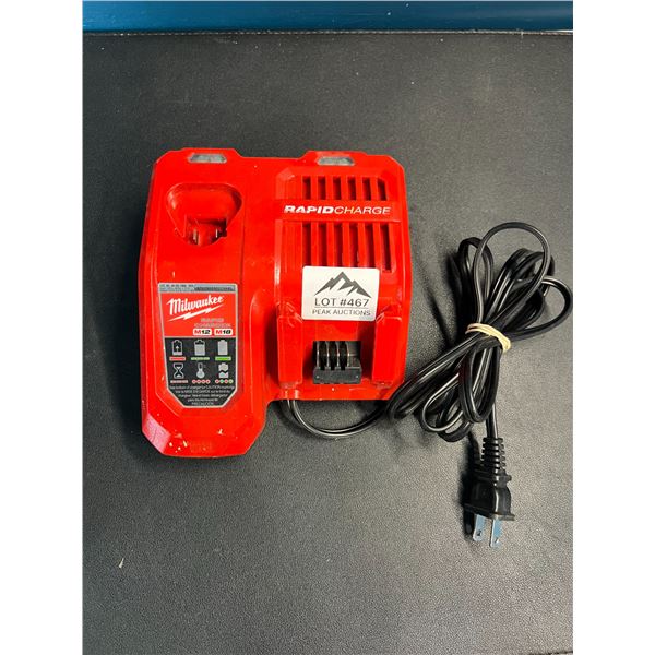 Lot of 1 Milwaukee M12/M18 Battery Charger - USED