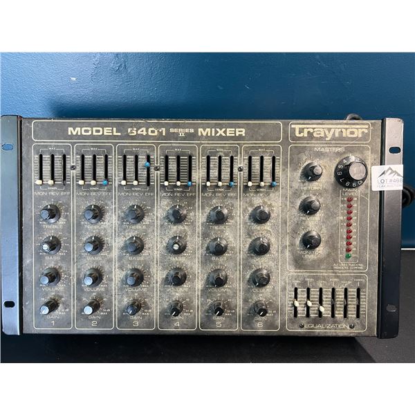Lot of 1 Traynor Model 6401 Series II Mixer - Used