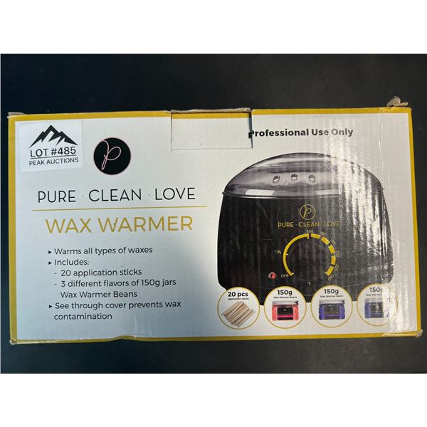 Lot of 1 Wax Warmer/Hair Removal Waxing Kit w/ Wax Beans & Pot - Brand New!