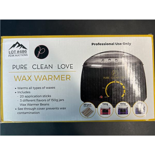 Lot of 1 Wax Warmer/Hair Removal Waxing Kit w/ Wax Beans & Pot - Brand New!