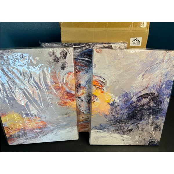 Lot of 1 Canvas Art Print Set