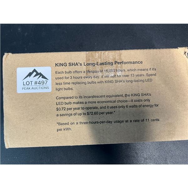 Lot of 1 Box of MR16 LED Bulbs - 8PACK