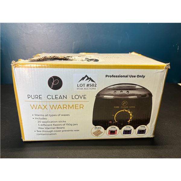 Lot of 1 Wax Warmer/Hair Removal Waxing Kit w/ Wax Beans & Pot - Brand New!