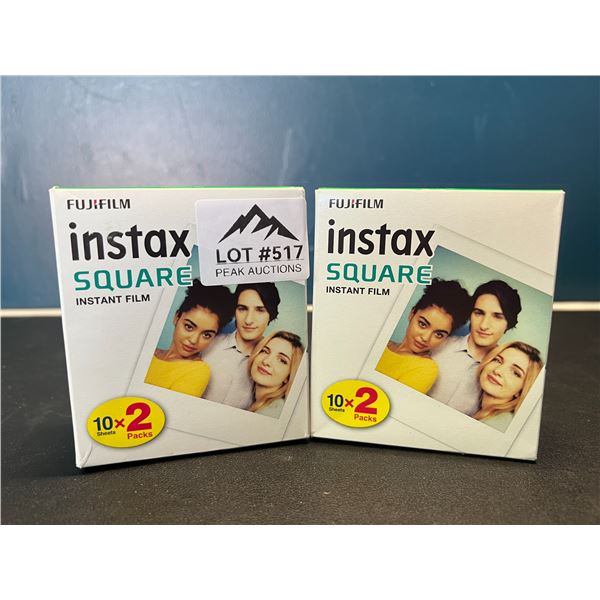 Lot of 2 Boxes of Fujifilm Instax Sqaure Instant Film