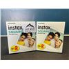 Image 1 : Lot of 2 Boxes of Fujifilm Instax Sqaure Instant Film