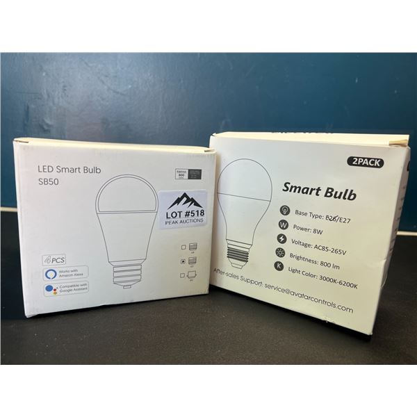 Lot of LED Smart Light Bulbs (4pack & 2pack)