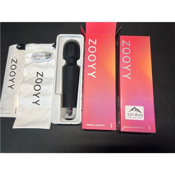 Lot of 2 Zooyy Rechargeable Personal Massagers/Adult Sex Toys for Women - Quiet & Waterpoof