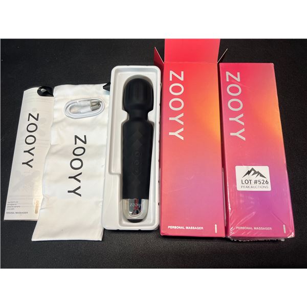 Lot of 2 Zooyy Rechargeable Personal Massagers/Adult Sex Toys for Women - Quiet & Waterpoof