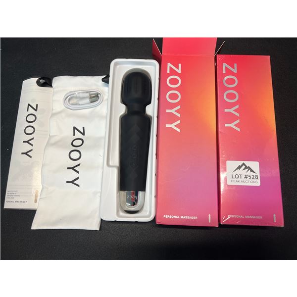 Lot of 2 Zooyy Rechargeable Personal Massagers/Adult Sex Toys for Women - Quiet & Waterpoof