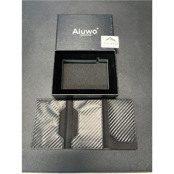 Lot of 1 Carbon Style Minimalist Slim Wallet - Quick Eject