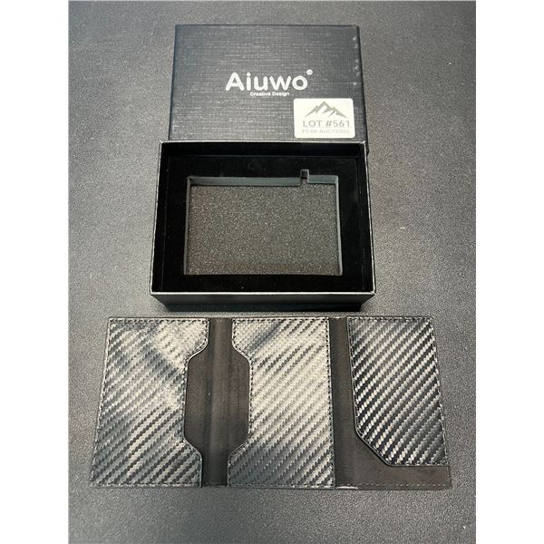 Lot of 1 Carbon Style Minimalist Slim Wallet - Quick Eject