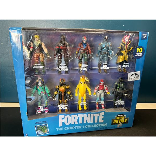 Lot of 1 Fortnite The Chapter 1 Collection 11PC Toy Figure Set