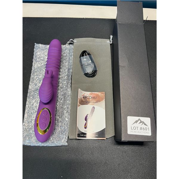 Lot of 1 Thrusting/Moving & Vibrating "Rabbit" Style Rechargeable Sex Toy