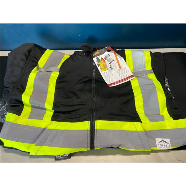 Lot of 1 Pioneer Reflective/High Visibility Work Safety Hoodie - Size XL