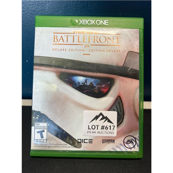 Lot of 1 Star Wars BattleFront Deluxe Edition Xbox One Game