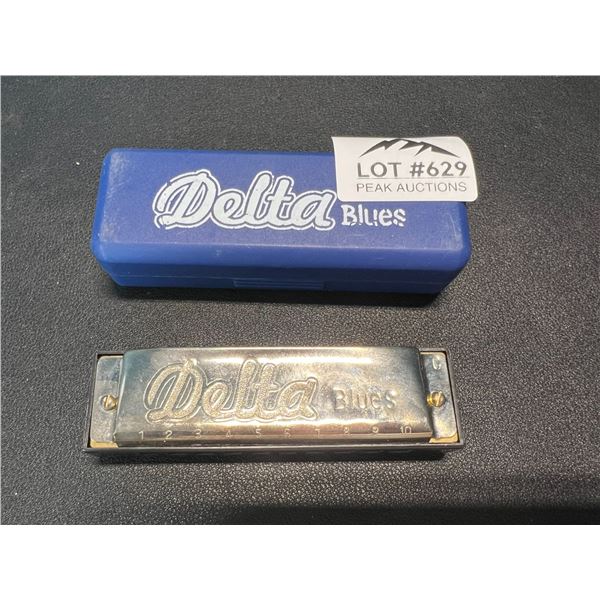 Lot of 1 Delta Blues Harmonica - Used
