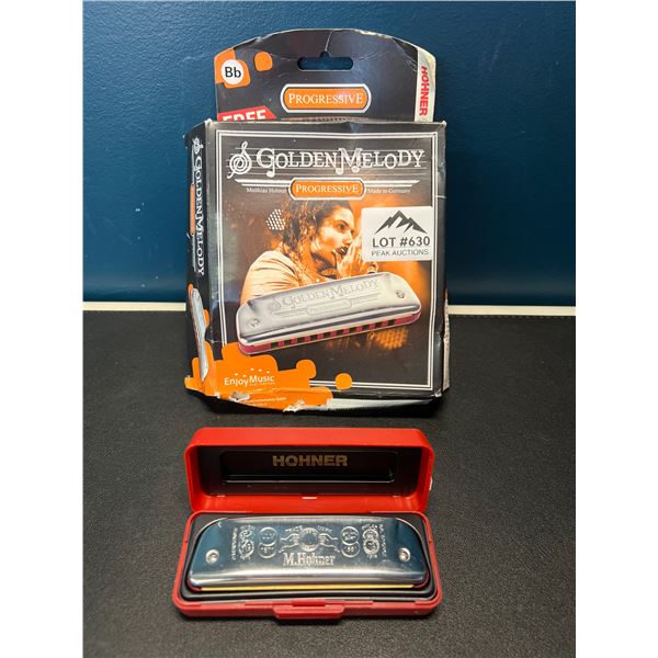 Lot of 1 Golden Melody Progressve Harmonica
