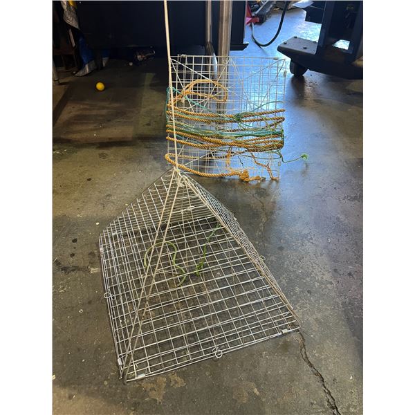 Lot of 2 Crab Traps - Used