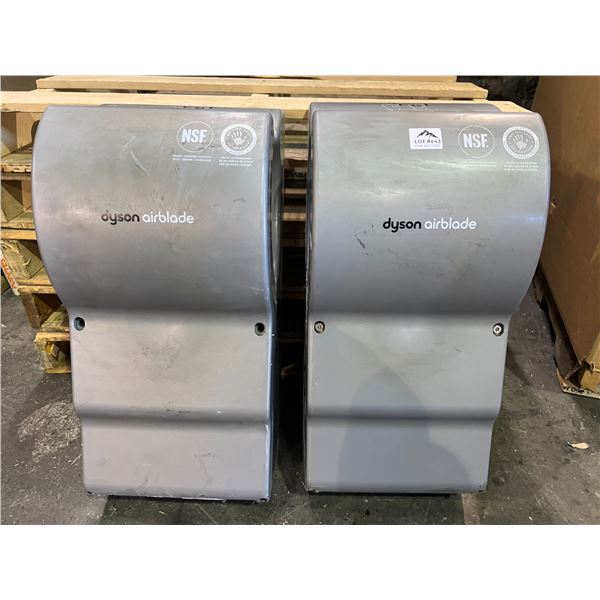 Lot of 2 Dyson Airblade Hand Dryers - Used