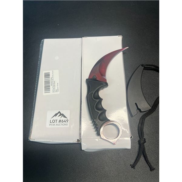 Lot of 2 Karambit Knives
