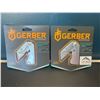 Image 1 : Lot of 2 Gerber E.A.B. Clip Folding Pocket Utility Knives