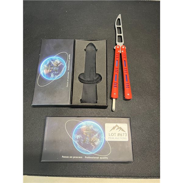 Lot of 2 Butterfly Training Knives