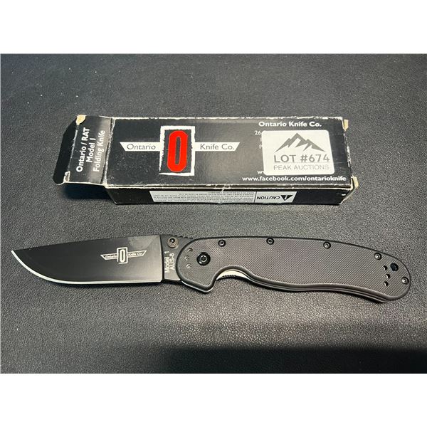 Lot of 1 Ontario Knife Co. Model 1 Folding Knife