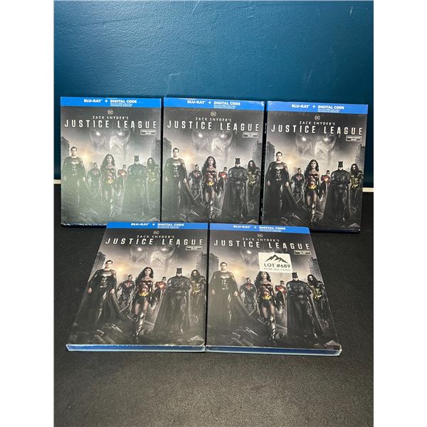 Lot of 5 Blu-Ray Justice League DVD's