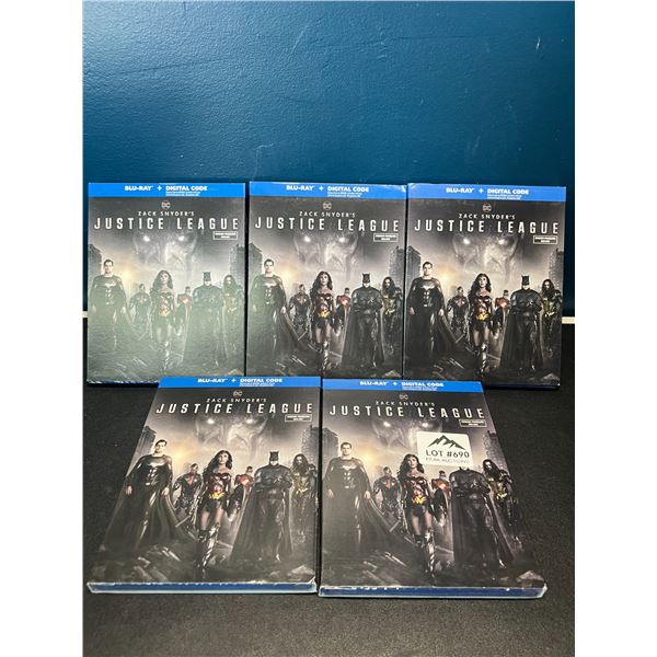 Lot of 5 Blu-Ray Justice League DVD's