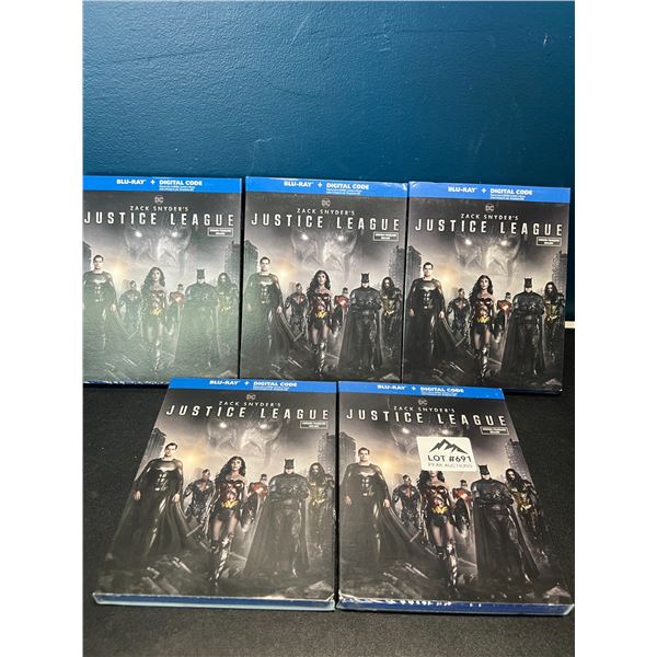 Lot of 5 Blu-Ray Justice League DVD's