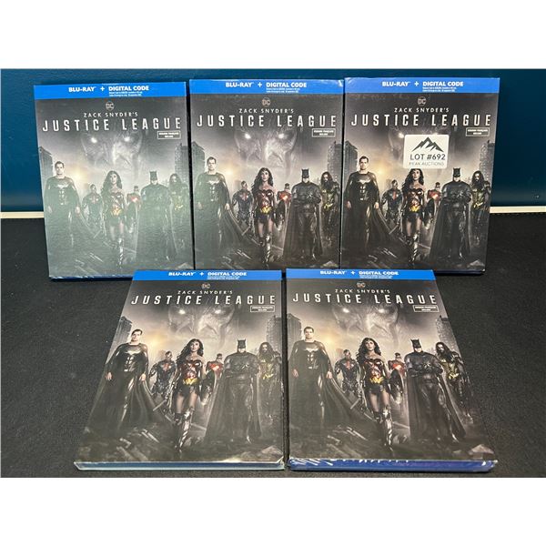 Lot of 5 Blu-Ray Justice League DVD's