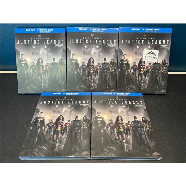 Lot of 5 Blu-Ray Justice League DVD's