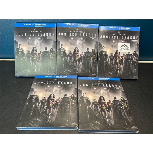 Lot of 5 Blu-Ray Justice League DVD's