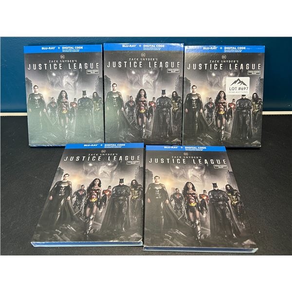 Lot of 5 Blu-Ray Justice League DVD's