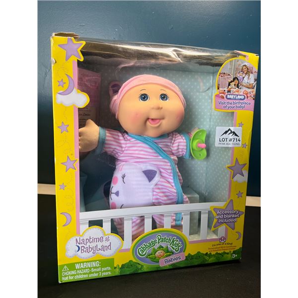 Lot of 1 Cabbage Patch Kids Naptime at Babyland Baby Doll