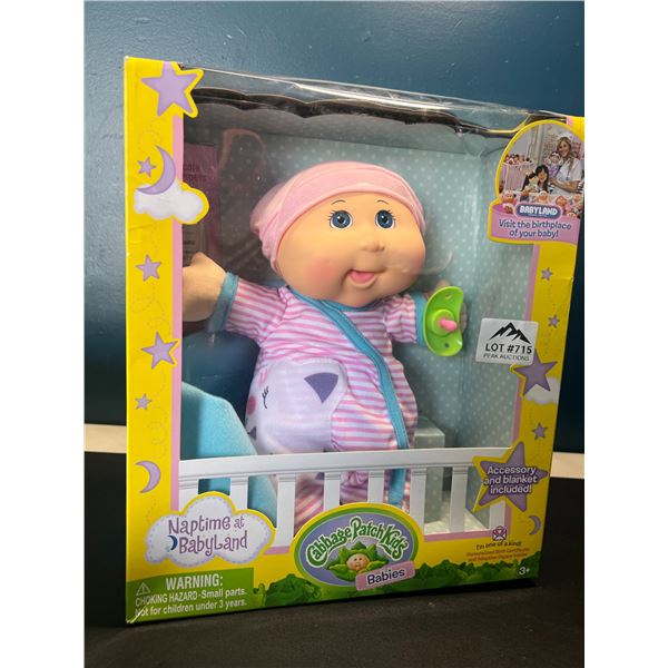 Lot of 1 Cabbage Patch Kids Naptime at Babyland Baby Doll