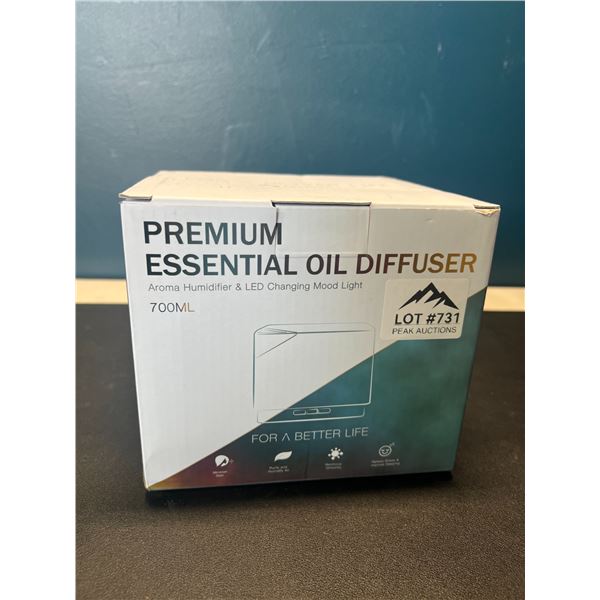 Lot of 1 Asakuki Premium Essential Oil Aroma Diffuser w/ 7 LED Light Colours