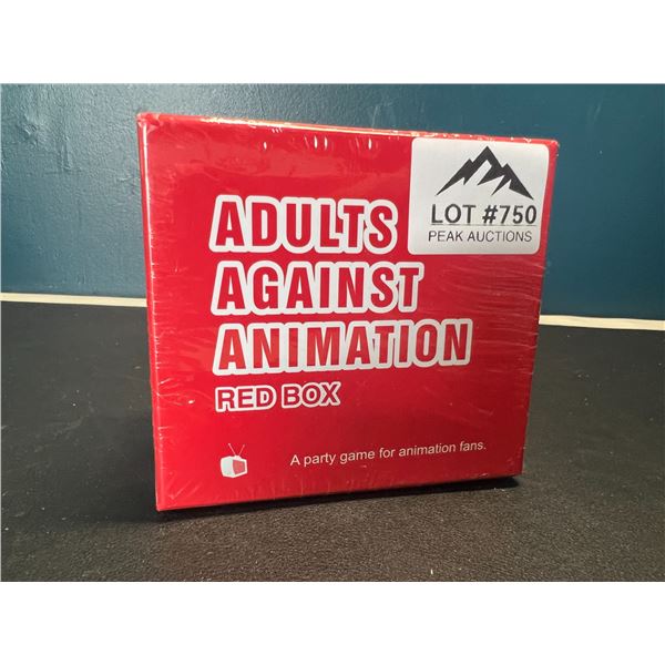 Lot of 1 Adults Against Animation Red Box Edition - Card Game for Adults