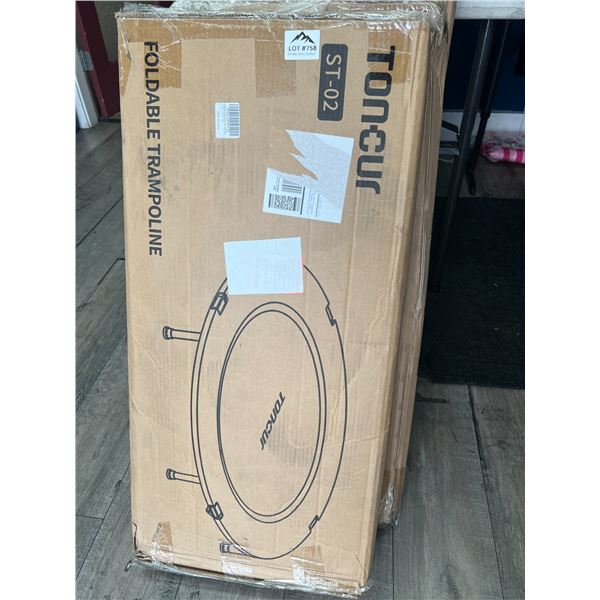 Lot of 1 Toncur 40-Inch Foldable Trampoline