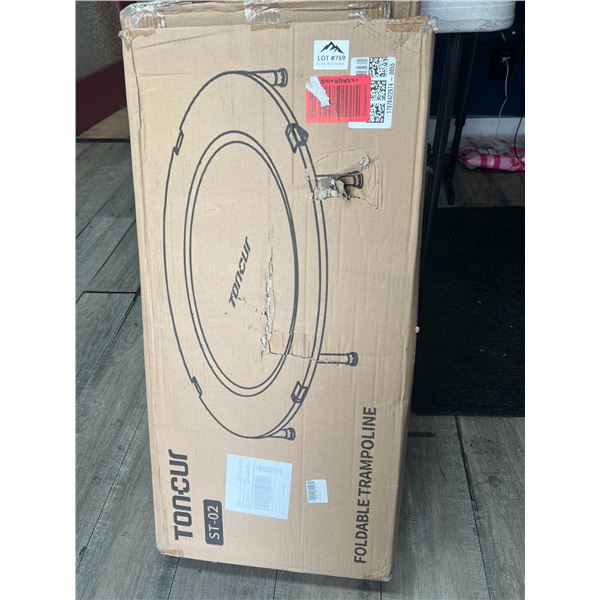 Lot of 1 Toncur 40-Inch Foldable Trampoline