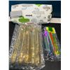 Image 2 : Lot of 2 Large Crochet Hook Sets w/ Storage Pouch, Stitch Markers, & more