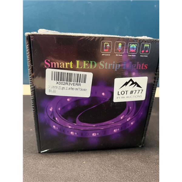 Lot of 1 Smart LED Strip Light Kit - 50 Feet!
