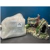 Image 2 : Lot of 2 Aquarium/Terrarium Ancient Ruins for Fish Tanks