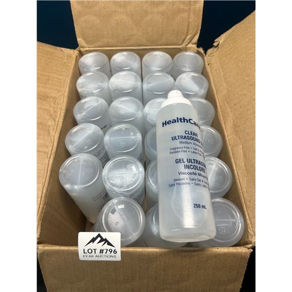 Lot of 1 Box of Clear Ultrasound Gel - 24 bottles!