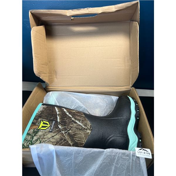 Lot of 1 Pair of Tidewe RealTree Camo Hunting Boots for Women - Size 7