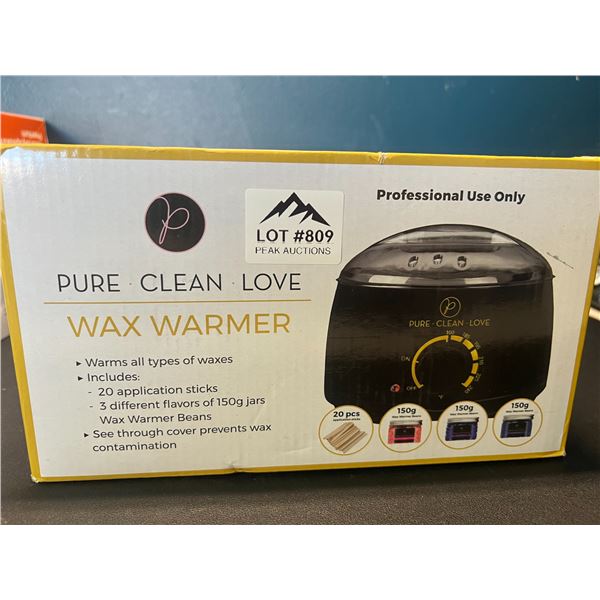 Lot of 1 Wax Warmer/Hair Removal Waxing Kit w/ Wax Beans & Pot - Brand New!