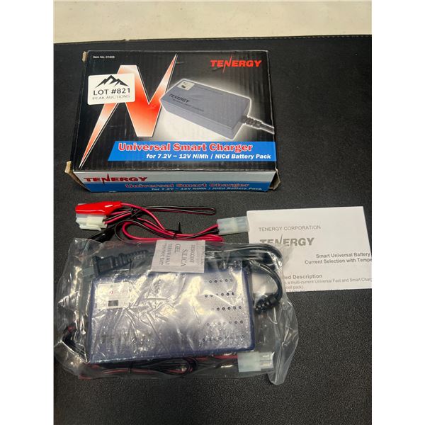Lot of 1 Universal Smart Charger for 7.2V-12V NiMh/NiCd Battery Packs